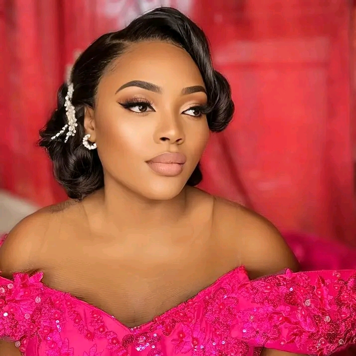 Glam makeup